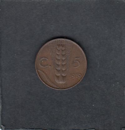 Beschrijving: 5 Centesimi EMANUELE III 